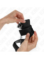MUÑEQUERAS BDSM AJUSTABLES KINK NEGRO 20-28 CM DE LA MARCA KINK WRIST RESTRAINT