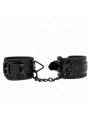 MUÑEQUERAS BDSM AJUSTABLES KINK PATRÓN DIAMANTES NEGRO DE LA MARCA KINK WRIST RESTRAINT