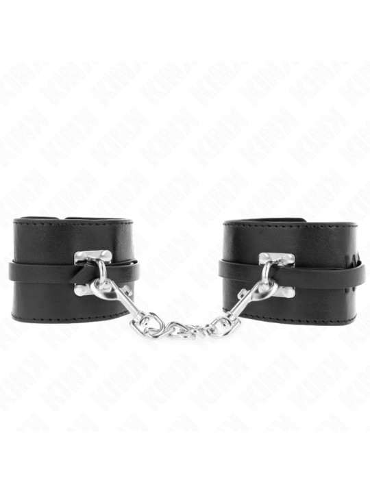MUÑEQUERAS BDSM KINK CON CIERRE DE CANDADO AJUSTABLE DE LA MARCA KINK WRIST RESTRAINT