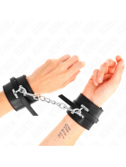 MUÑEQUERAS BDSM KINK CON CIERRE DE CANDADO AJUSTABLE DE LA MARCA KINK WRIST RESTRAINT