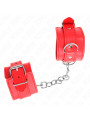 MUÑEQUERAS BDSM AJUSTABLES ROJO KINK 20-23 CM DE LA MARCA KINK WRIST RESTRAINT