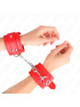 MUÑEQUERAS BDSM AJUSTABLES ROJO KINK 20-23 CM DE LA MARCA KINK WRIST RESTRAINT