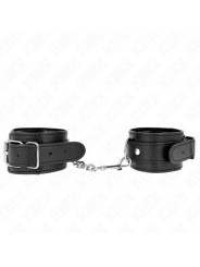 MUÑEQUERAS BDSM AJUSTABLES KINK NEGRO 21-33 CM DE LA MARCA KINK WRIST RESTRAINT