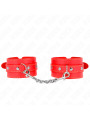 MUÑEQUERAS AJUSTABLES KINK ROJO BDSM 21-33 CM DE LA MARCA KINK WRIST RESTRAINT