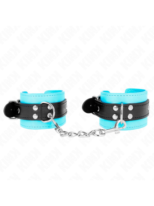 MUÑEQUERAS BDSM CON GANCHO AJUSTABLE KINK - AZUL DE LA MARCA KINK WRIST RESTRAINT