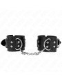 MUÑEQUERAS BDSM CON TACHUELAS NEGRAS AJUSTABLES KINK DE LA MARCA KINK WRIST RESTRAINT