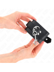 MUÑEQUERAS BDSM CON TACHUELAS NEGRAS KINK DE LA MARCA KINK WRIST RESTRAINT