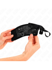 MUÑEQUERAS BDSM KINK NEGRO CON LAZO 24.5 CM DE LA MARCA KINK WRIST RESTRAINT