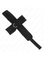 MUÑEQUERAS BDSM CRUZADAS KINK NEGRO 34 CM DE LA MARCA KINK WRIST RESTRAINT