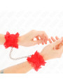 MUÑEQUERAS BDSM DE ENCAJE ROJO KINK DE LA MARCA KINK WRIST RESTRAINT