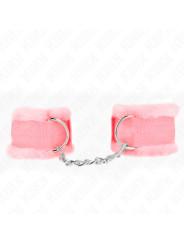 MUÑEQUERAS BDSM AJUSTABLES KINK ROSA 17-31 CM DE LA MARCA KINK WRIST RESTRAINT