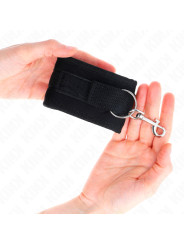 MUÑEQUERAS BDSM NYLON NEGRO AJUSTABLES KINK 18-35 CM DE LA MARCA KINK WRIST RESTRAINT