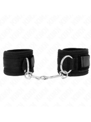 MUÑEQUERAS BDSM NEGRO AJUSTABLES KINK 18-35 CM DE LA MARCA KINK WRIST RESTRAINT