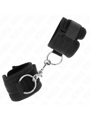 MUÑEQUERAS BDSM NEGRO AJUSTABLES KINK 18-35 CM DE LA MARCA KINK WRIST RESTRAINT