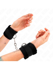 MUÑEQUERAS BDSM KINK NEGRAS PARA PRINCIPIANTES DE LA MARCA KINK WRIST RESTRAINT