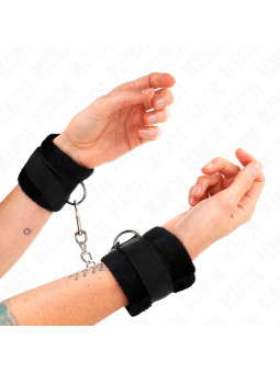 MUÑEQUERAS BDSM KINK NEGRAS PARA PRINCIPIANTES DE LA MARCA KINK WRIST RESTRAINT