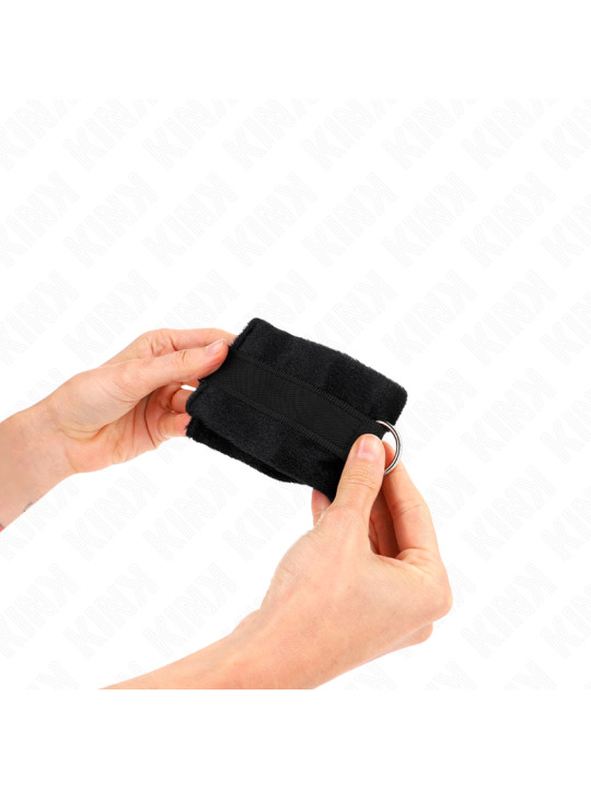 MUÑEQUERAS BDSM KINK NEGRAS PARA PRINCIPIANTES DE LA MARCA KINK WRIST RESTRAINT