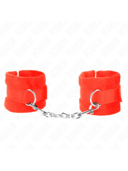 MUÑEQUERAS BDSM KINK ROJO PARA PRINCIPIANTES DE LA MARCA KINK WRIST RESTRAINT