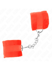 MUÑEQUERAS BDSM KINK ROJO PARA PRINCIPIANTES DE LA MARCA KINK WRIST RESTRAINT