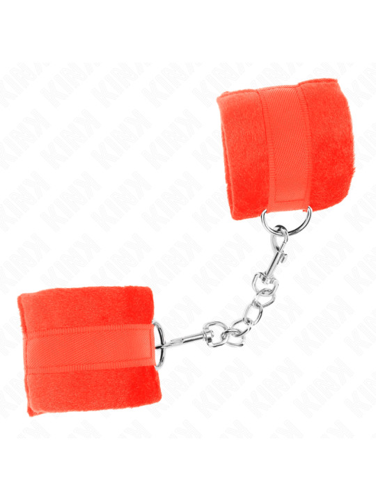 MUÑEQUERAS BDSM KINK ROJO PARA PRINCIPIANTES DE LA MARCA KINK WRIST RESTRAINT