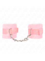 MUÑEQUERAS BDSM ROSA KINK PARA PRINCIPIANTES DE LA MARCA KINK WRIST RESTRAINT