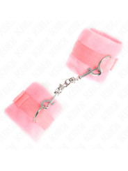 MUÑEQUERAS BDSM ROSA KINK PARA PRINCIPIANTES DE LA MARCA KINK WRIST RESTRAINT