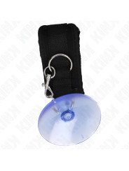 MUÑEQUERAS BDSM CON VENTOSA AJUSTABLES KINK NEGRO DE LA MARCA KINK WRIST RESTRAINT