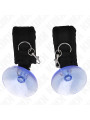 MUÑEQUERAS BDSM CON VENTOSA AJUSTABLES KINK NEGRO DE LA MARCA KINK WRIST RESTRAINT