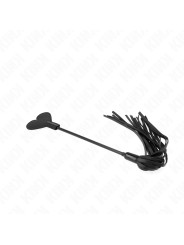 LÁTIGO KINK CON PALETA CORAZÓN 35 CM - BDSM DE LA MARCA KINK IMPACT & TOUCH