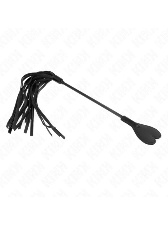 LÁTIGO KINK CON PALETA CORAZÓN 35 CM - BDSM DE LA MARCA KINK IMPACT & TOUCH