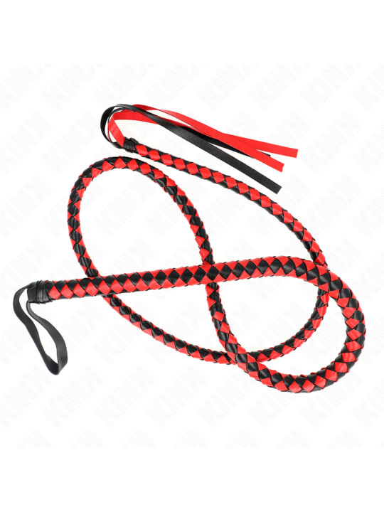 LÁTIGO ROJO KINK 210 CM - SERPIENTE LARGO DE LA MARCA KINK IMPACT & TOUCH
