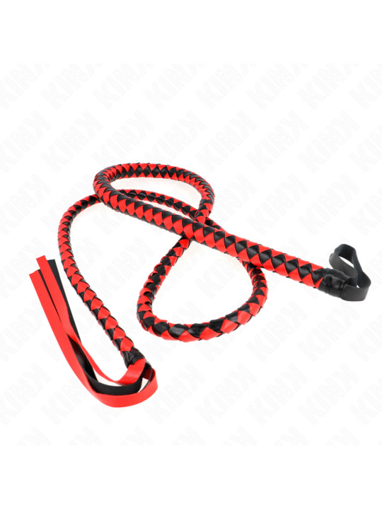 LÁTIGO ROJO KINK 210 CM - SERPIENTE LARGO DE LA MARCA KINK IMPACT & TOUCH