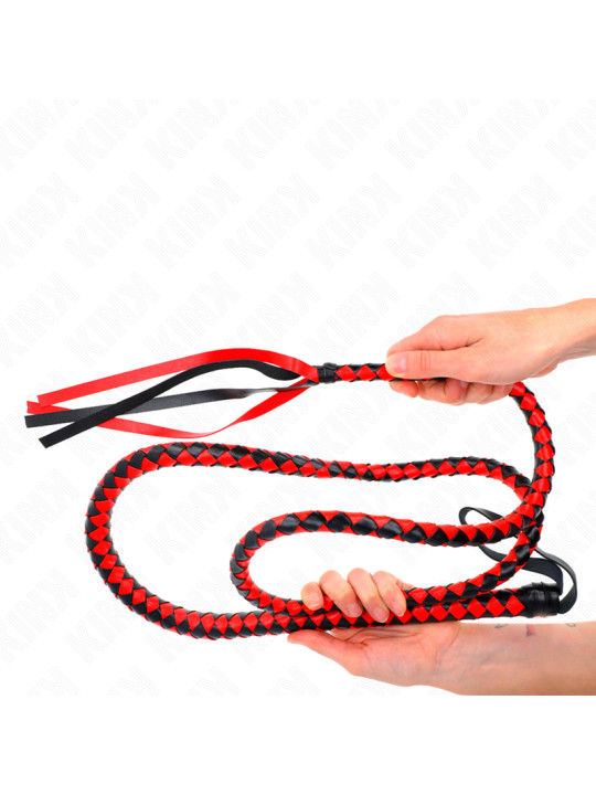 LÁTIGO ROJO KINK 210 CM - SERPIENTE LARGO DE LA MARCA KINK IMPACT & TOUCH