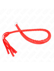 LÁTIGO SERPIENTE ROJO 65 CM - KINK BDSM DE LA MARCA KINK IMPACT & TOUCH