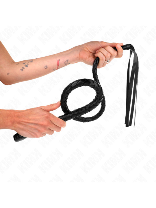 LÁTIGO LARGO CON CUENTAS KINK 110 CM BDSM DE LA MARCA KINK IMPACT & TOUCH
