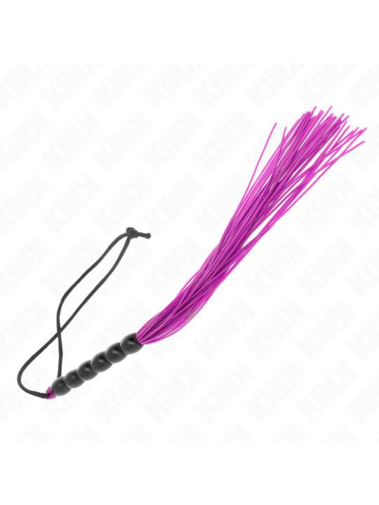 LÁTIGO DE SILICONA KINK 6 BOLAS MORADO 26 CM DE LA MARCA KINK IMPACT & TOUCH