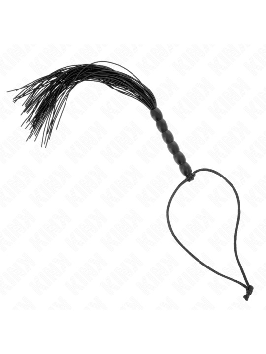 LÁTIGO MINI SILICONA 6 BOLAS NEGRO KINK 26 CM DE LA MARCA KINK IMPACT & TOUCH