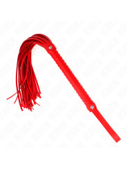 LÁTIGO ROJO CON MANGO TEXTURIZADO KINK 48.5 CM DE LA MARCA KINK IMPACT & TOUCH