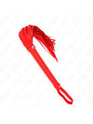 LÁTIGO ROJO CON MANGO TEXTURIZADO KINK 48.5 CM DE LA MARCA KINK IMPACT & TOUCH