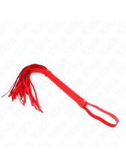 LÁTIGO ROJO CON MANGO TEXTURIZADO KINK 48.5 CM DE LA MARCA KINK IMPACT & TOUCH