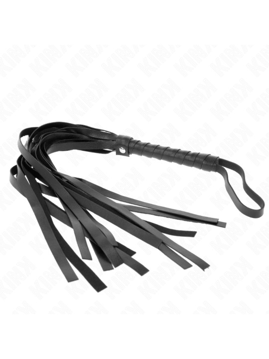 LÁTIGO BDSM NEGRO 45 CM - KINK DE LA MARCA KINK IMPACT & TOUCH