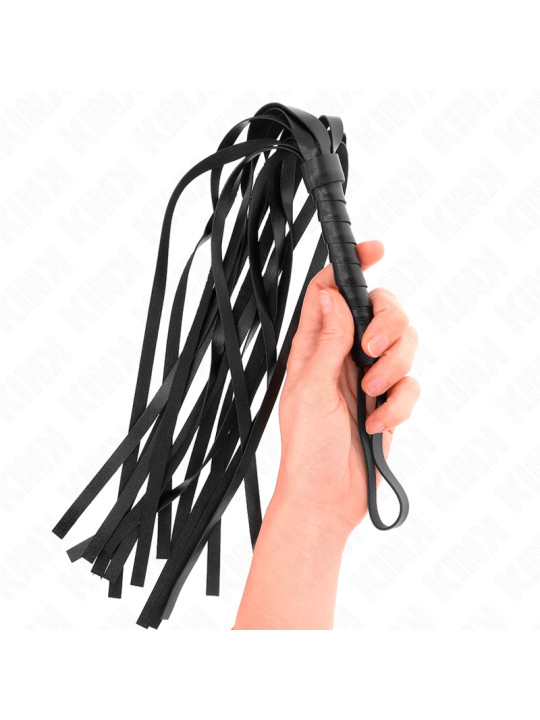 LÁTIGO BDSM NEGRO 45 CM - KINK DE LA MARCA KINK IMPACT & TOUCH