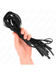 LÁTIGO BDSM NEGRO 45 CM - KINK DE LA MARCA KINK IMPACT & TOUCH