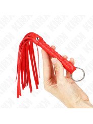 LÁTIGO MINI ROJO KINK 28 CM - JUEGO BDSM DE LA MARCA KINK IMPACT & TOUCH