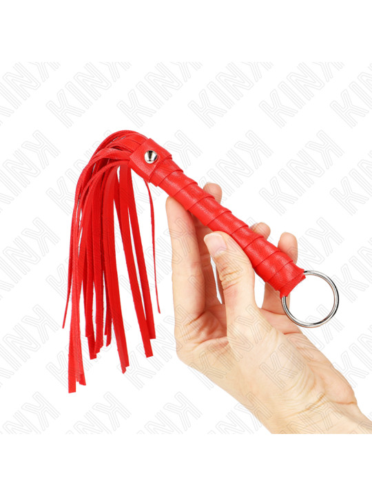 LÁTIGO MINI ROJO KINK 28 CM - JUEGO BDSM DE LA MARCA KINK IMPACT & TOUCH