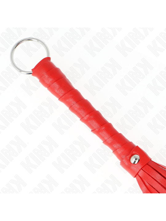 LÁTIGO MINI ROJO KINK 28 CM - JUEGO BDSM DE LA MARCA KINK IMPACT & TOUCH