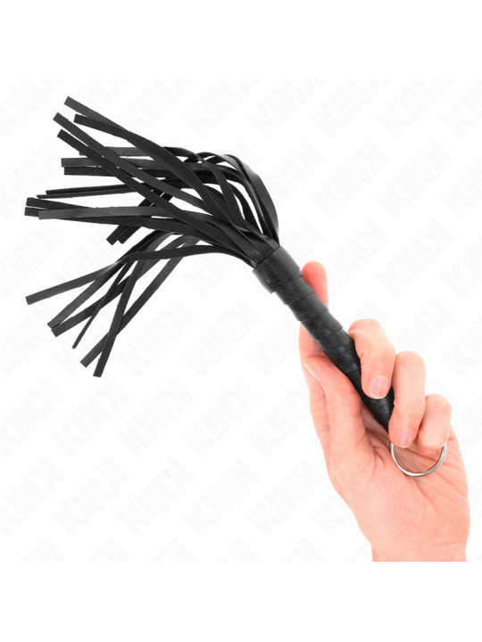 LÁTIGO MINI NEGRO KINK - 28 CM PARA BDSM DE LA MARCA KINK IMPACT & TOUCH