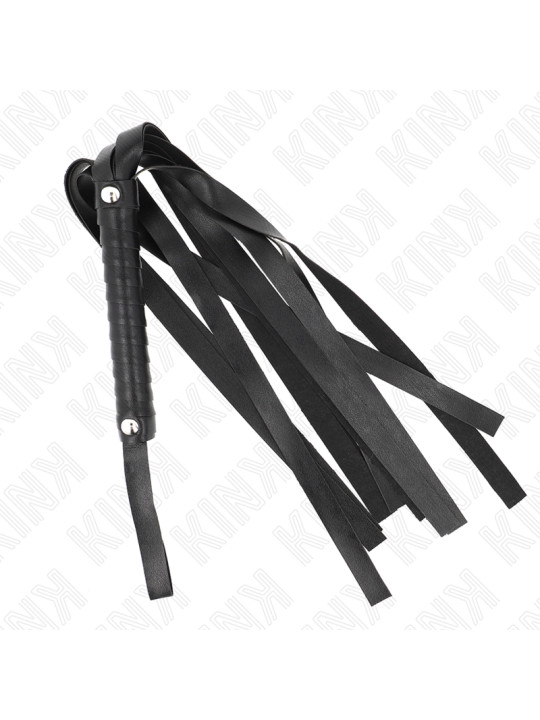 LÁTIGO BDSM NEGRO KINK 48.5 CM - JUEGO ERÓTICO INTENSO DE LA MARCA KINK IMPACT & TOUCH