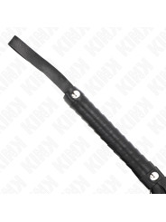 LÁTIGO BDSM NEGRO KINK 48.5 CM - JUEGO ERÓTICO INTENSO DE LA MARCA KINK IMPACT & TOUCH