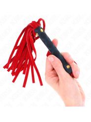 LÁTIGO MINI PIEL DE ANTE ROJO KINK 30 CM DE LA MARCA KINK IMPACT & TOUCH